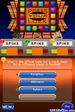Press Your Luck: 2010 Edition screenshot 3 for Nintendo DS